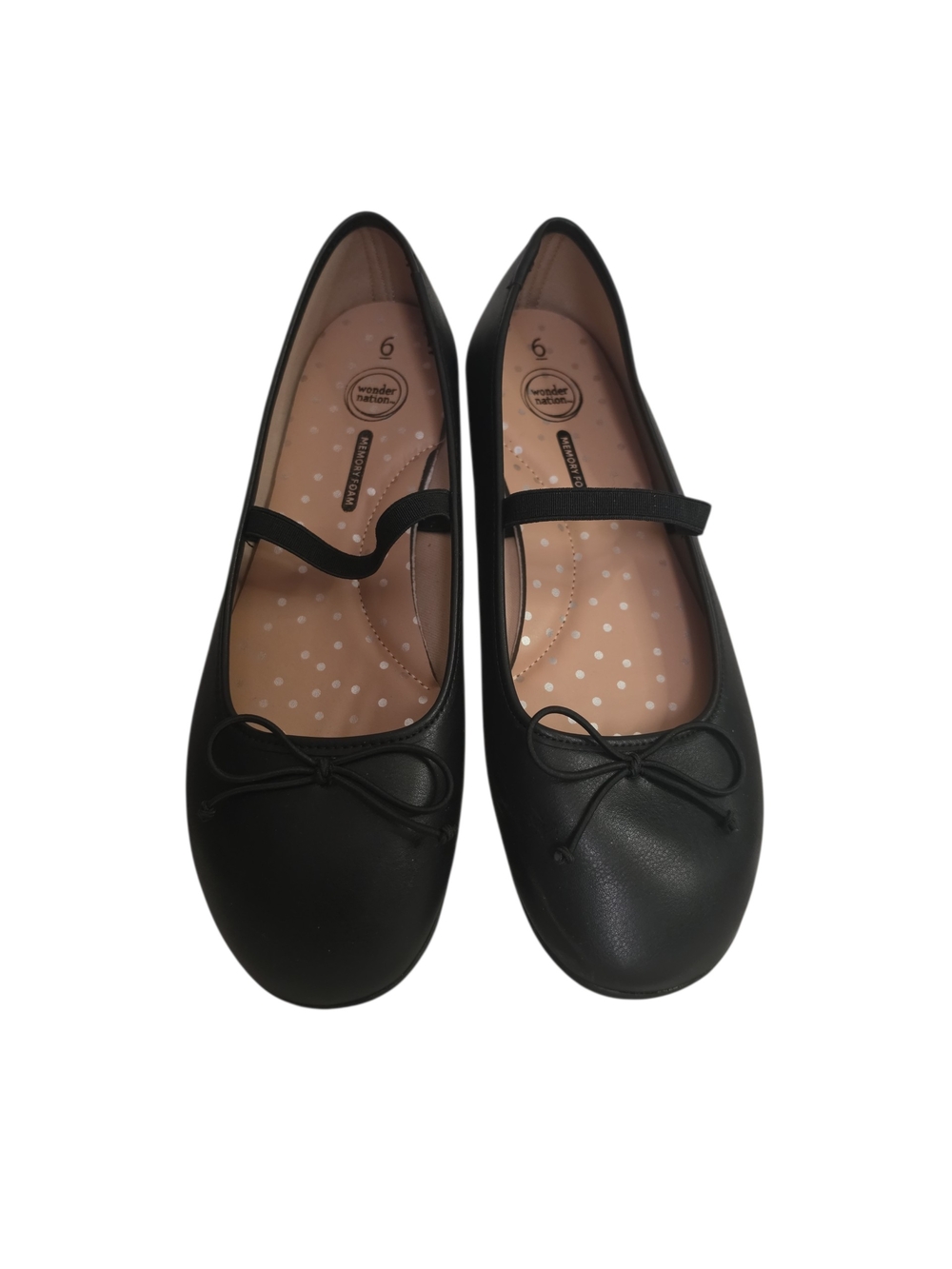 Wonder Nation Black Ballet Flats